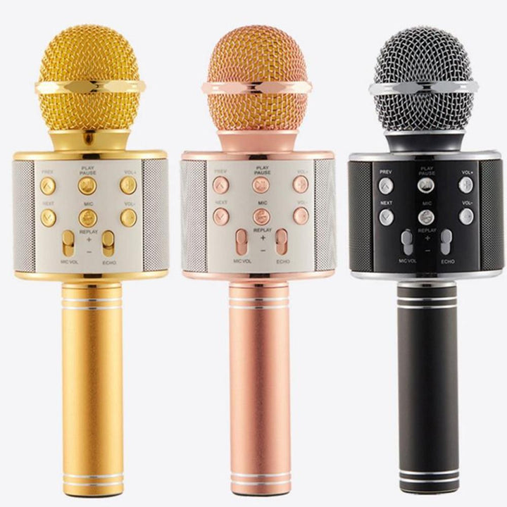Karnz | Kabelloses Magic Karaoke Mikrofon – Bluetooth Karaoke Mikrofon