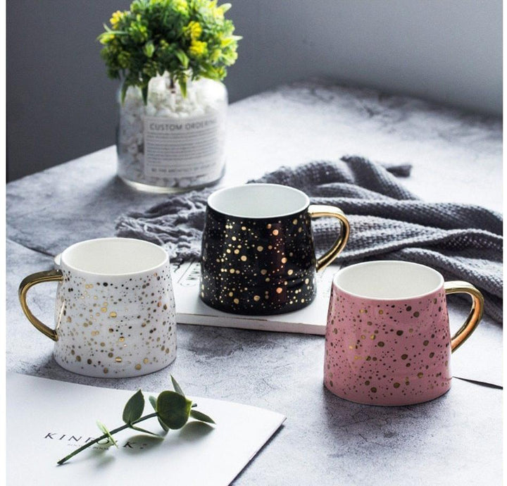 Gesprenkelte Glitzer Tasse | Karnz