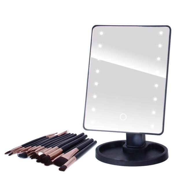 LED-Lichtrahmen Make-Up Spiegel | Karnz