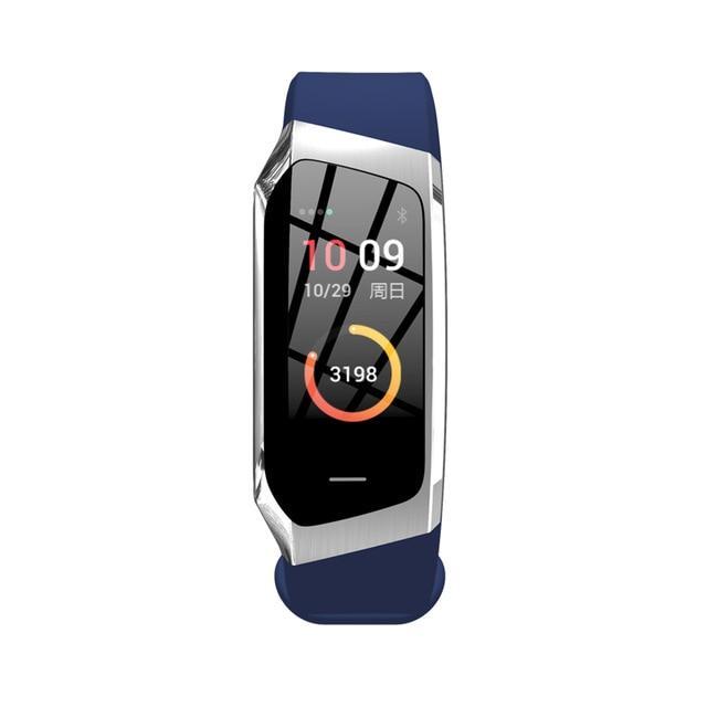 Karnz | Fitband Smartwatch wasserdicht Blutdruck Sauerstoff Herzfrequenzmonitor Sportarmband