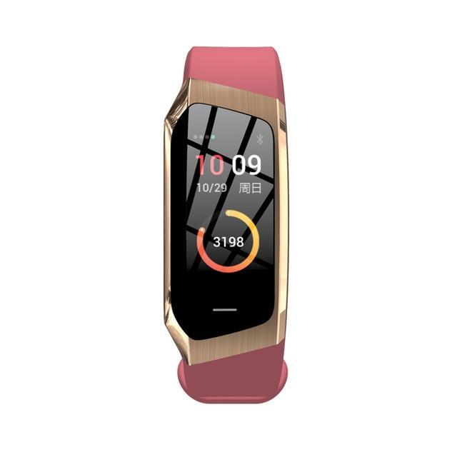 Karnz | Fitband Smartwatch wasserdicht Blutdruck Sauerstoff Herzfrequenzmonitor Sportarmband