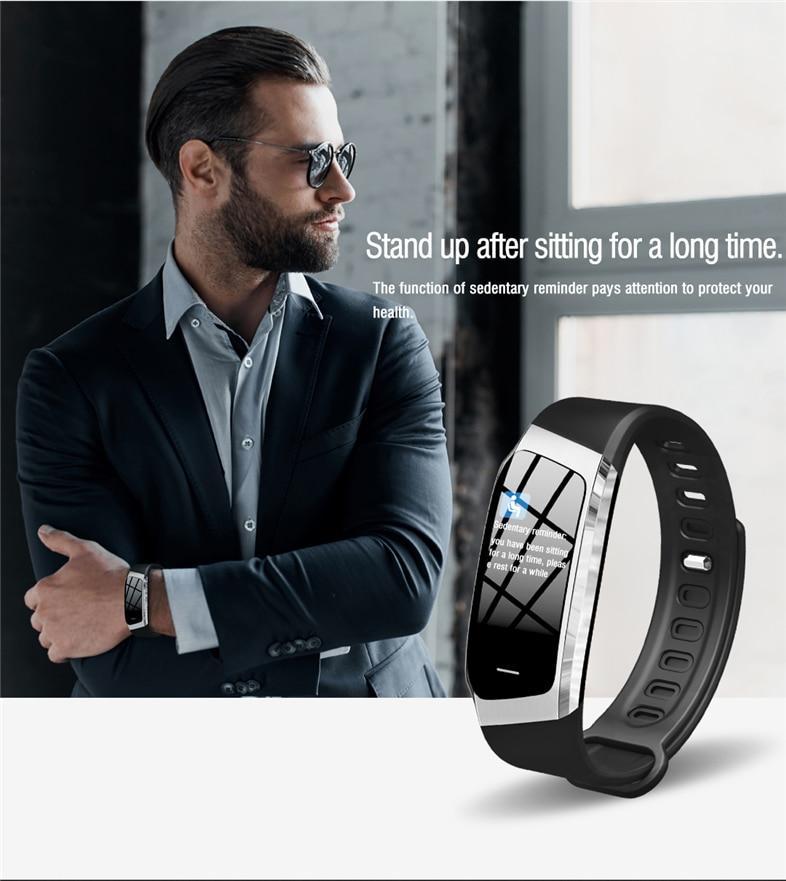 Karnz | Fitband Smartwatch wasserdicht Blutdruck Sauerstoff Herzfrequenzmonitor Sportarmband