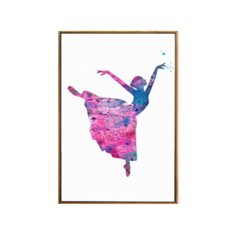 Balletttanzende Mädchen - Leinwand Wandkunst Gemälde