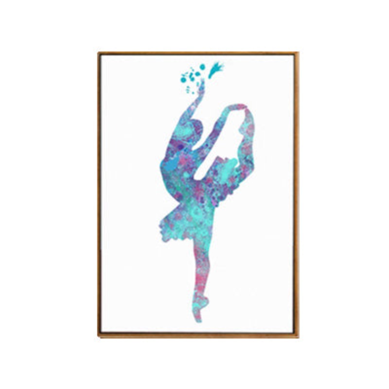 Balletttanzende Mädchen - Leinwand Wandkunst Gemälde
