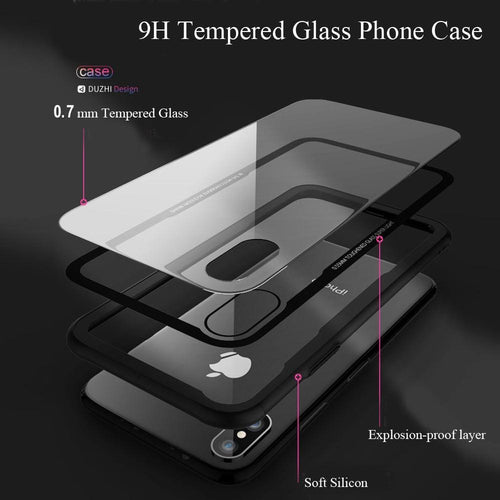 Gehärtetes Glas iPhone-Hülle | Karnz