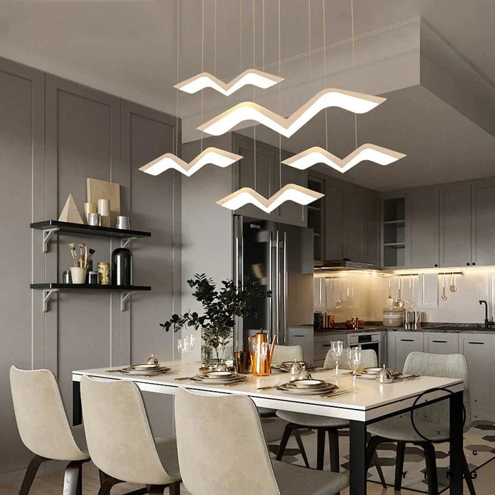 Moderne DIY LED-Pendelleuchte – dimmbar