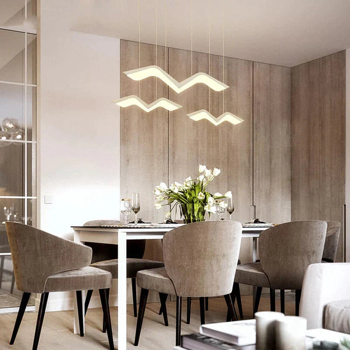 Moderne DIY LED-Pendelleuchte – dimmbar
