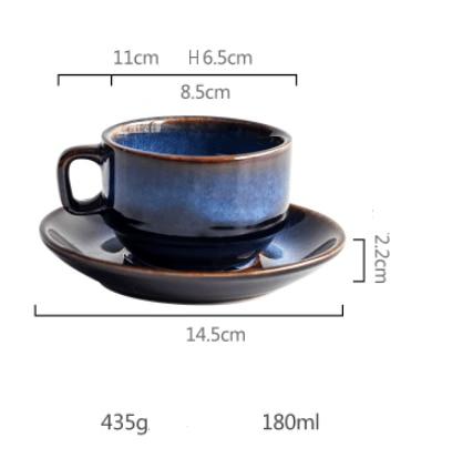 Cat Eye Blue Keramiktasse | Karnz