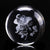 3D Rose Kristallball "Ich liebe dich" | Karnz