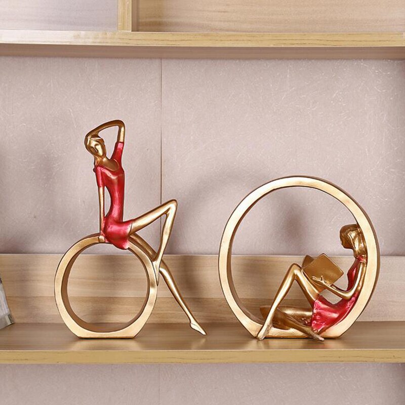 Kreative europäische Miniatur moderne Mädchenfiguren | Karnz