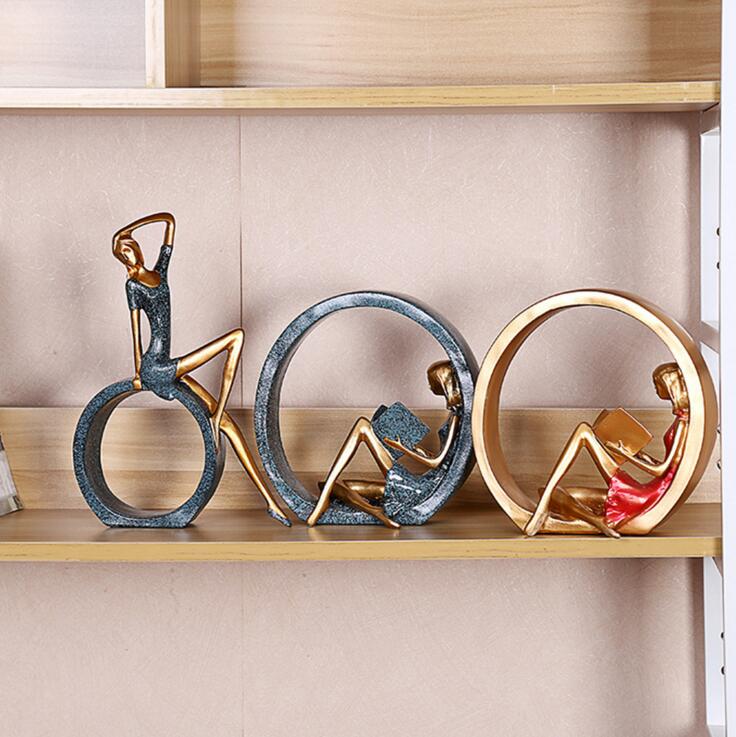 Kreative europäische Miniatur moderne Mädchenfiguren | Karnz