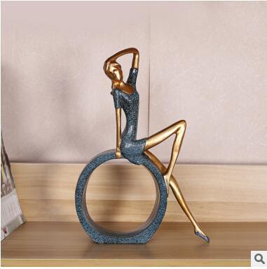 Kreative europäische Miniatur moderne Mädchenfiguren | Karnz