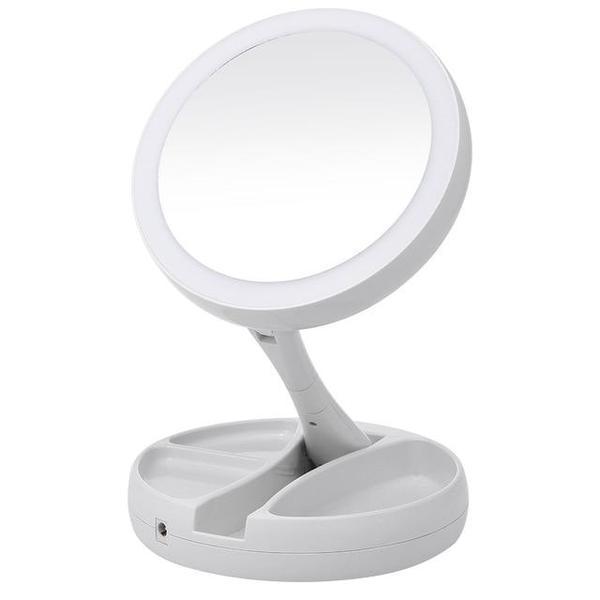 Faltender LED Makeup Spiegel | Karnz