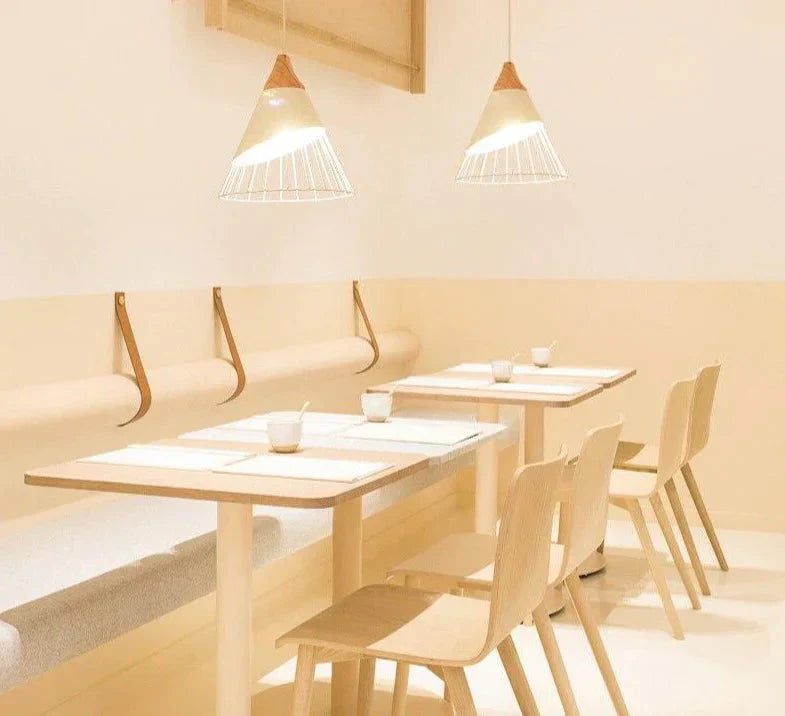 Moderne Pendelleuchte mit Eisenabdeckung – E27-Fassung