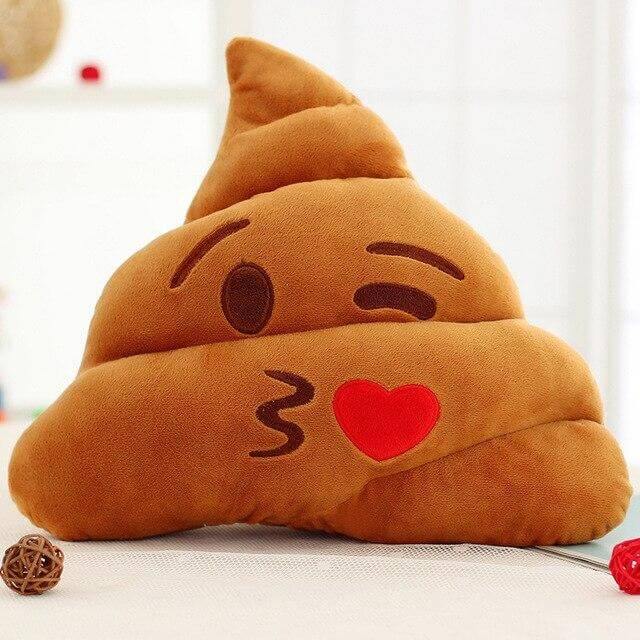 Poop Face Emoji Kissen | Karnz