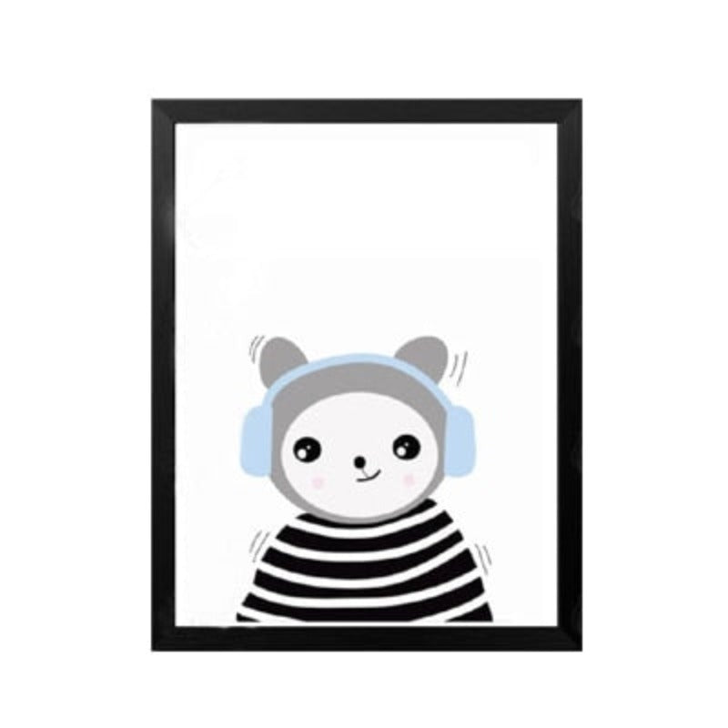 Cartoon Panda Ballon Kinder Geschenke - Leinwand Wandkunst Gemälde