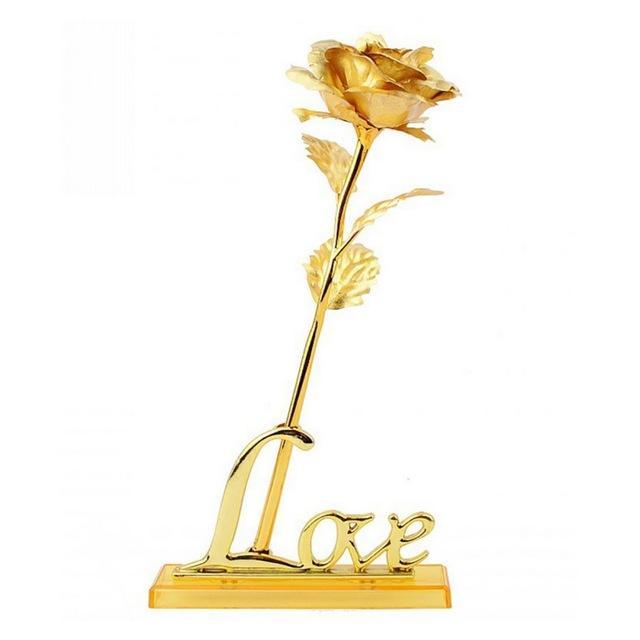 24K Folienbeschichtet Roségold Rose | Karnz