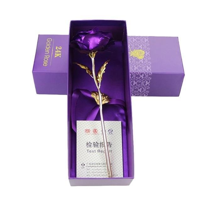 24K Folienbeschichtet Roségold Rose | Karnz