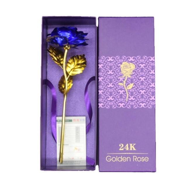 24K Folienbeschichtet Roségold Rose | Karnz