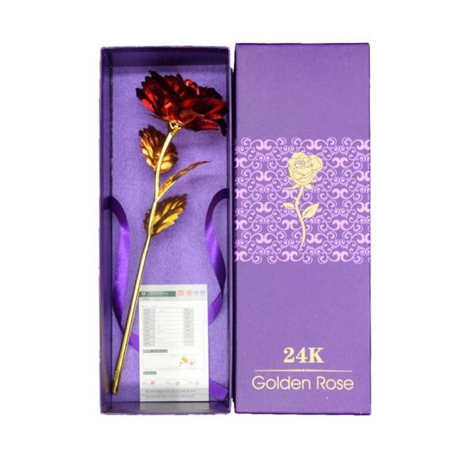 24K Folienbeschichtet Roségold Rose | Karnz