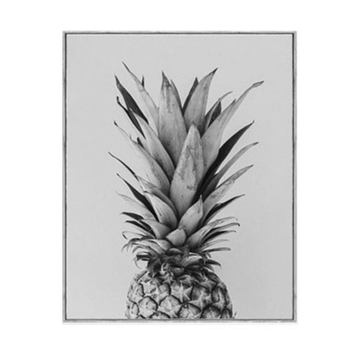 Ananas Be Brave & Kind Klassische Zitate - Leinwand Wandkunst Gemälde