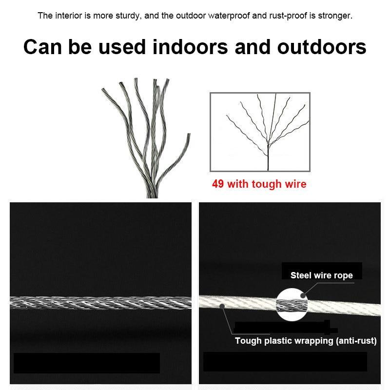 Retractable stainless steel cord laundry line | Karnz