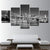 Schwarz & Weiß Brooklyn Bridge - Leinwand Wandkunst Gemälde