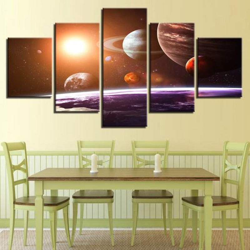 Sonnensystem – Leinwandbild