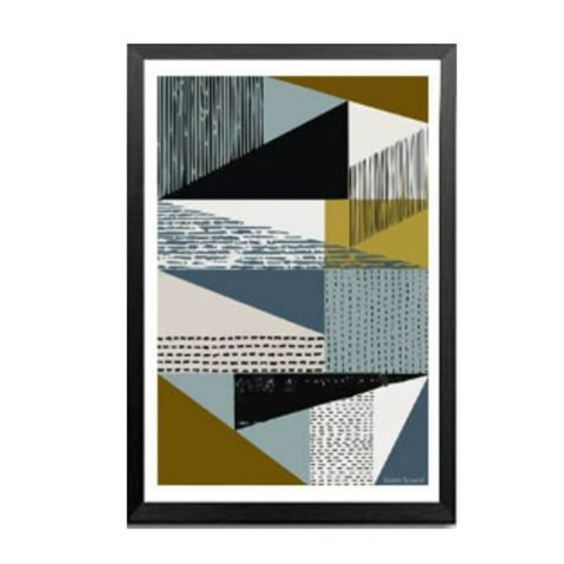 Farbenfrohe Punkte - Leinwand Wandkunst Malerei