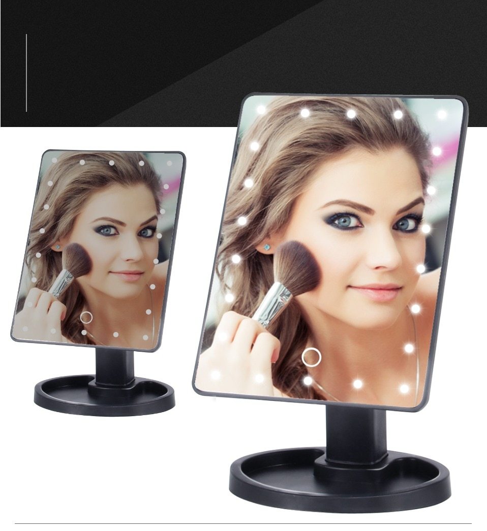 LED-Lichtrahmen Make-Up Spiegel | Karnz