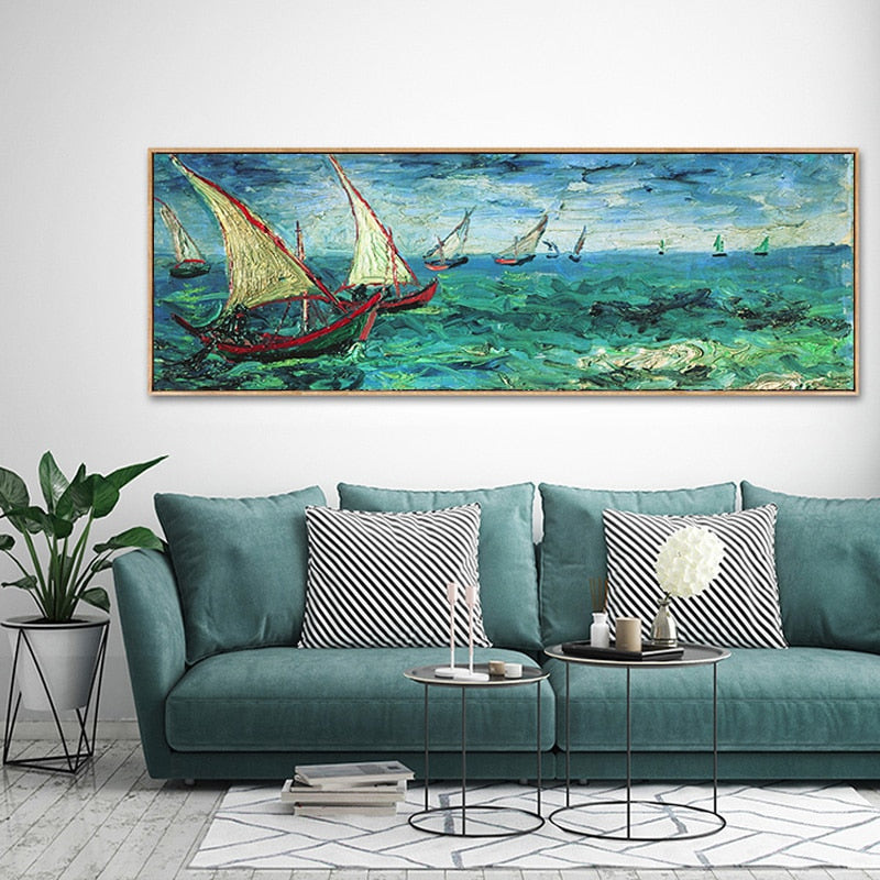 Van Gogh Abstrakt - Leinwandbild