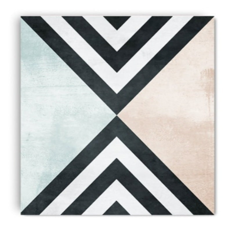 Abstrakte Geometrische Wandkunst Drucke Vintage Poster - Leinwand Wandkunst Gemälde