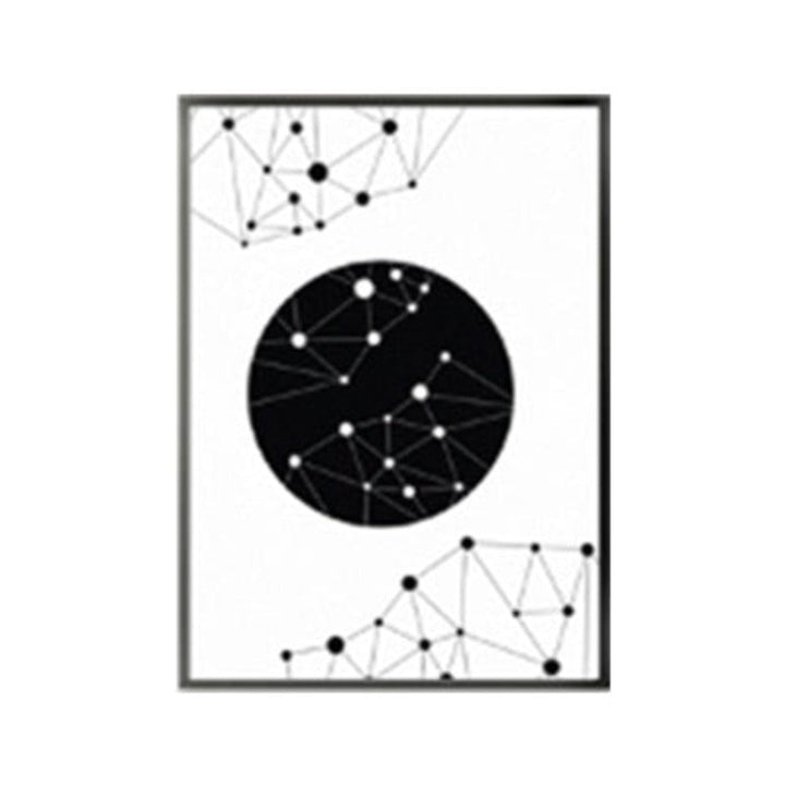 Liebe zur Geometrie - Leinwand Wandkunst Malerei