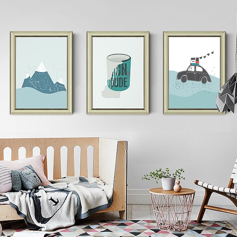 Wanddeko fürs Kinderzimmer – Leinwandbild