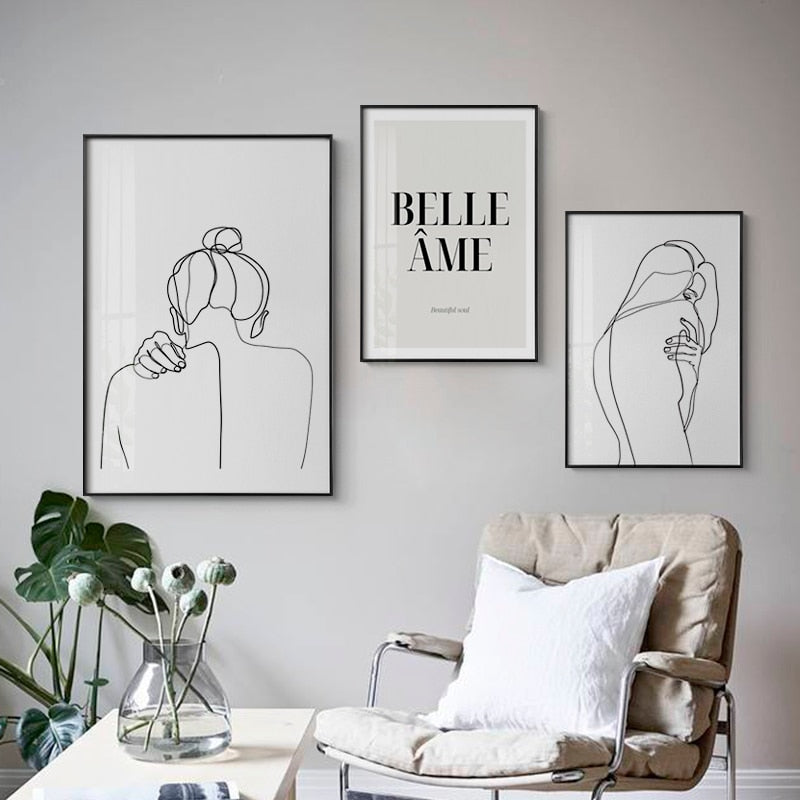 Beautiful Soul - Leinwand Wandkunstmalerei