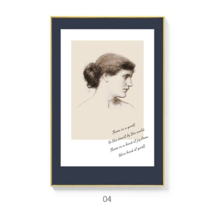 Vintage abstrakte Figurenbilder auf Leinwand - Wandkunst auf Leinwand