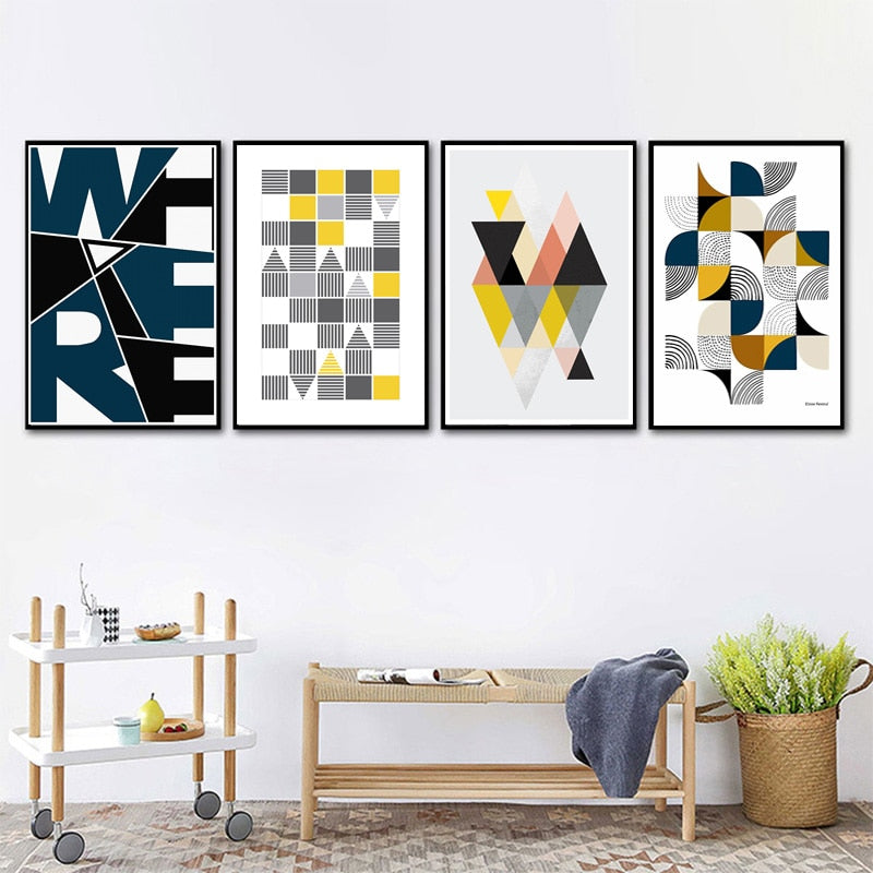 Puzzlemuster des Lebens – Leinwandbild