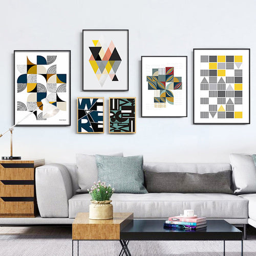 Puzzlemuster des Lebens – Leinwandbild