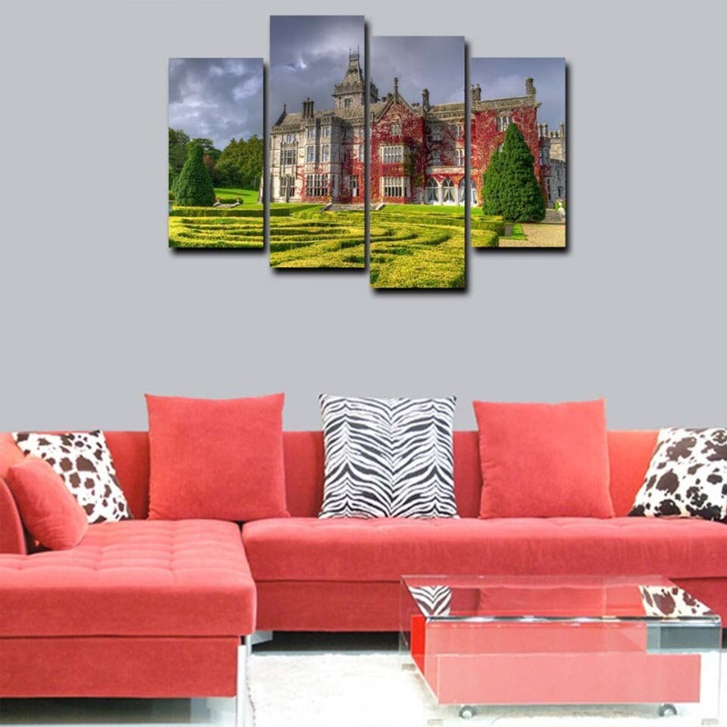 Schönes Schloss - Leinwand Wandkunst Gemälde