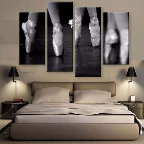 Elegante Tanz Ballett - Leinwand Wandkunst Gemälde