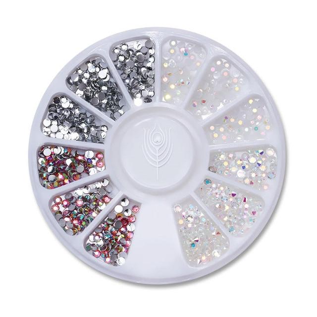 Rhinestone Nagelkunst Perlen | Karnz