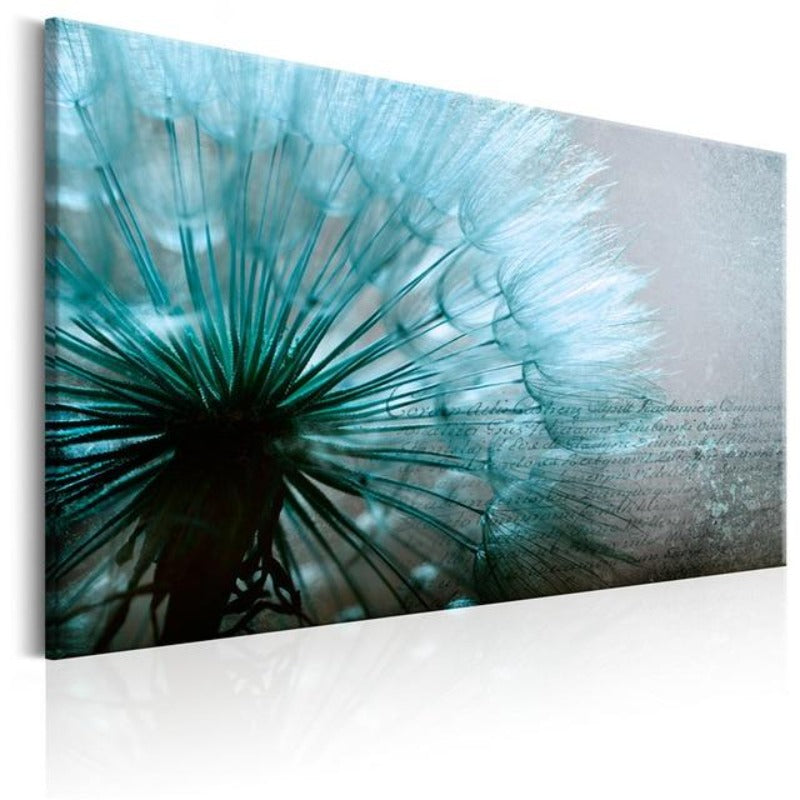 Schöne Löwenzahnblume - Leinwand Wandkunst Gemälde