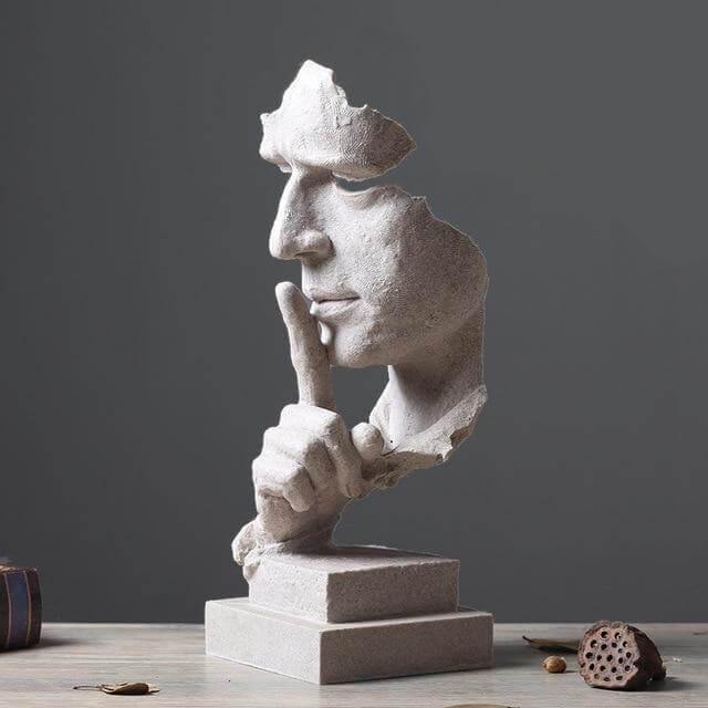Silence Is Gold Miniatur Skulptur | Karnz