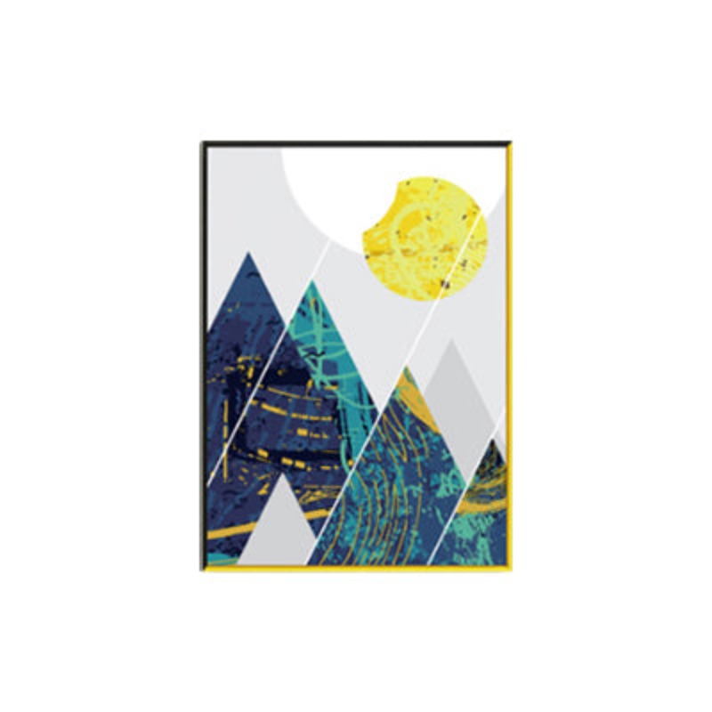Blaue Berge - Leinwand Wandkunst Malerei