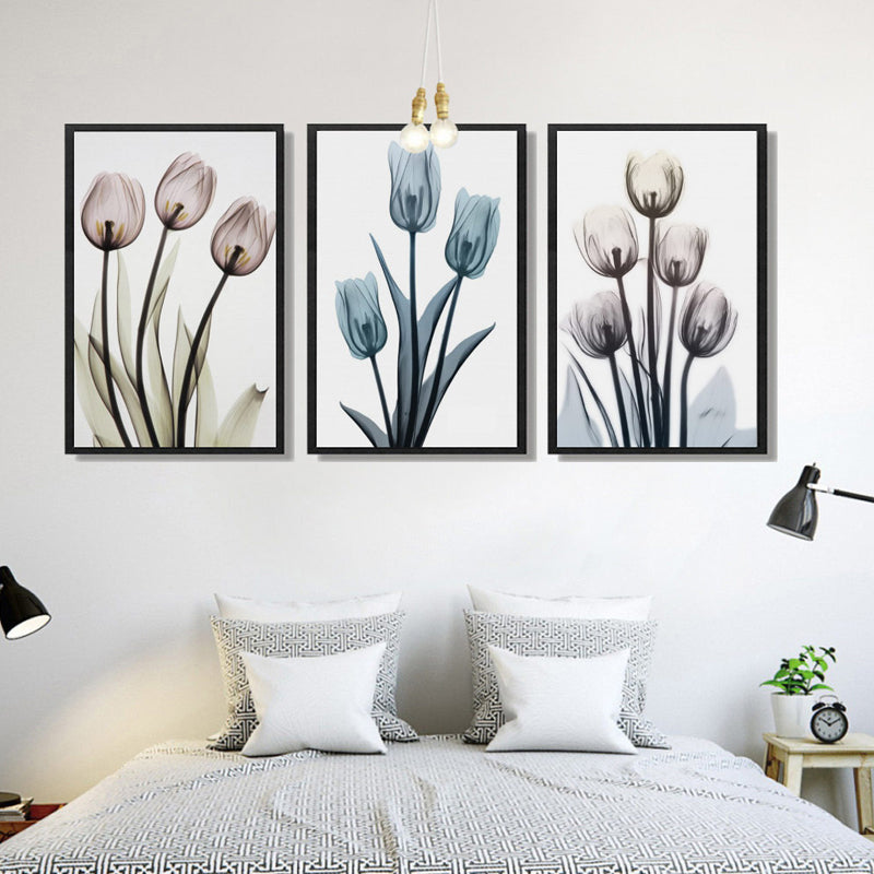 Moderne europäische Tulpe – Leinwandbild