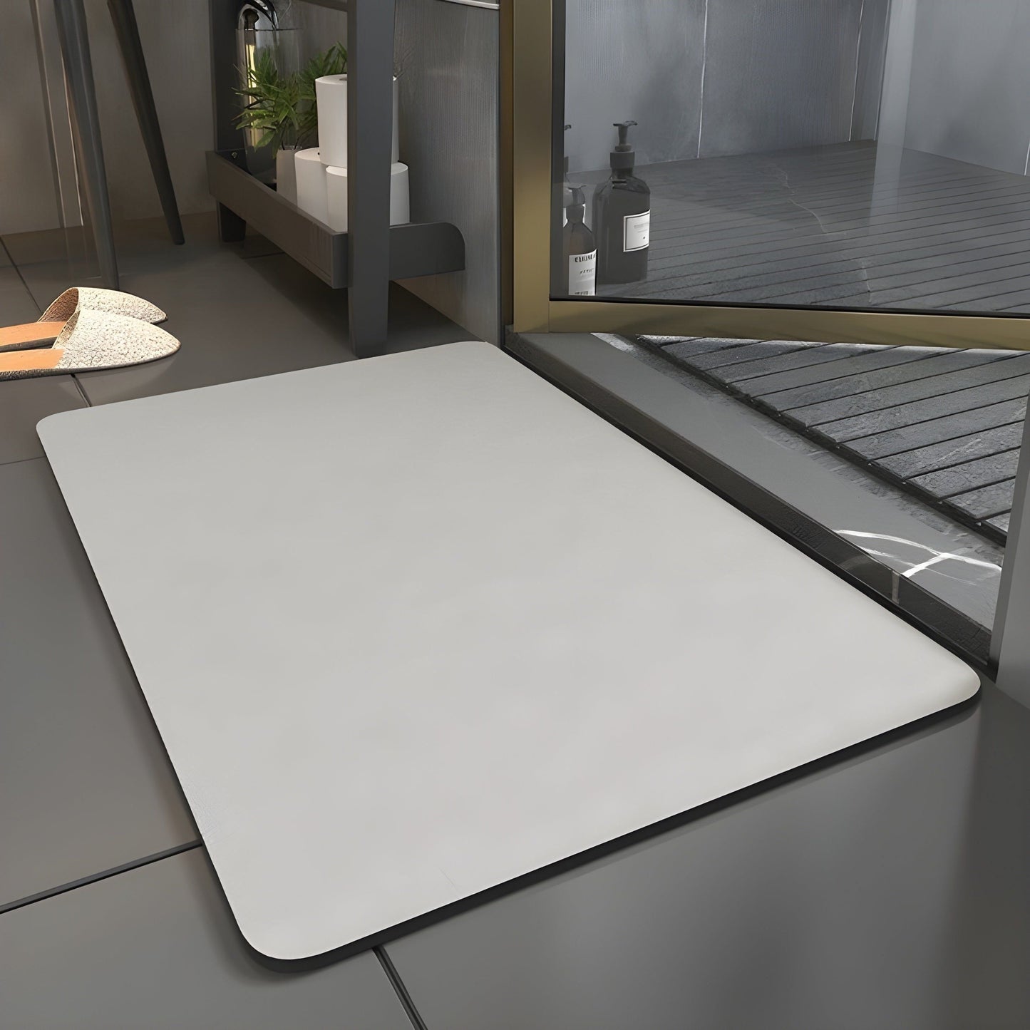 SlipShield Matte – Schnelltrocknende, rutschfeste Badematte