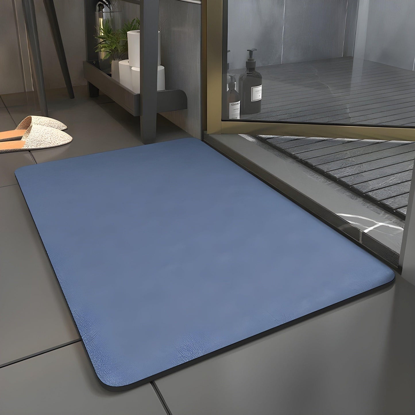 SlipShield Matte – Schnelltrocknende, rutschfeste Badematte