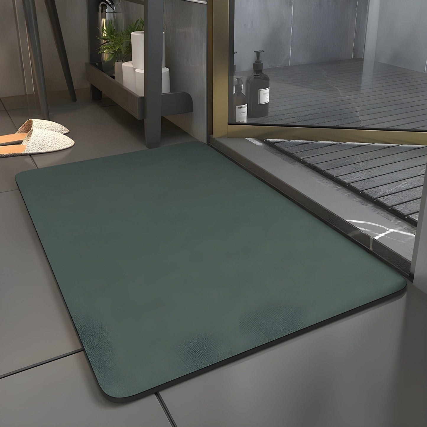 SlipShield Matte – Schnelltrocknende, rutschfeste Badematte