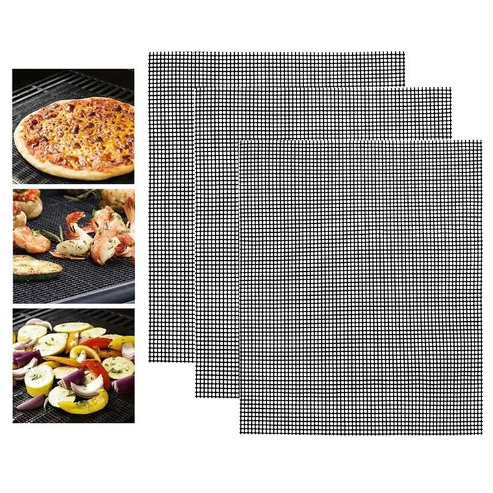 Teflon Antihaft BBQ Grill Mesh Matte für Wiederverwendbare Reinigung | Karnz