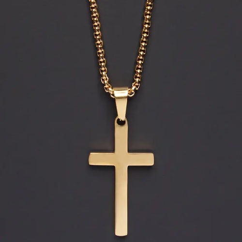 Klassische Kreuz Herren Halskette